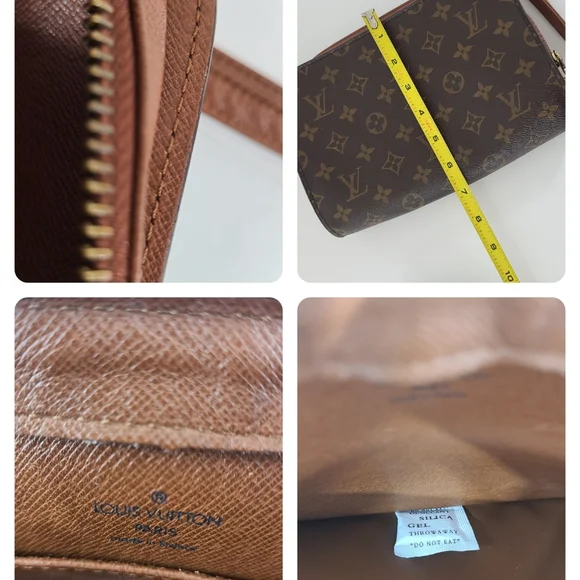 Louis Vuitton Orsay Clutch Lrg Large Monogram Monogramme Vintage VTG Leather - Picture 14 of 14